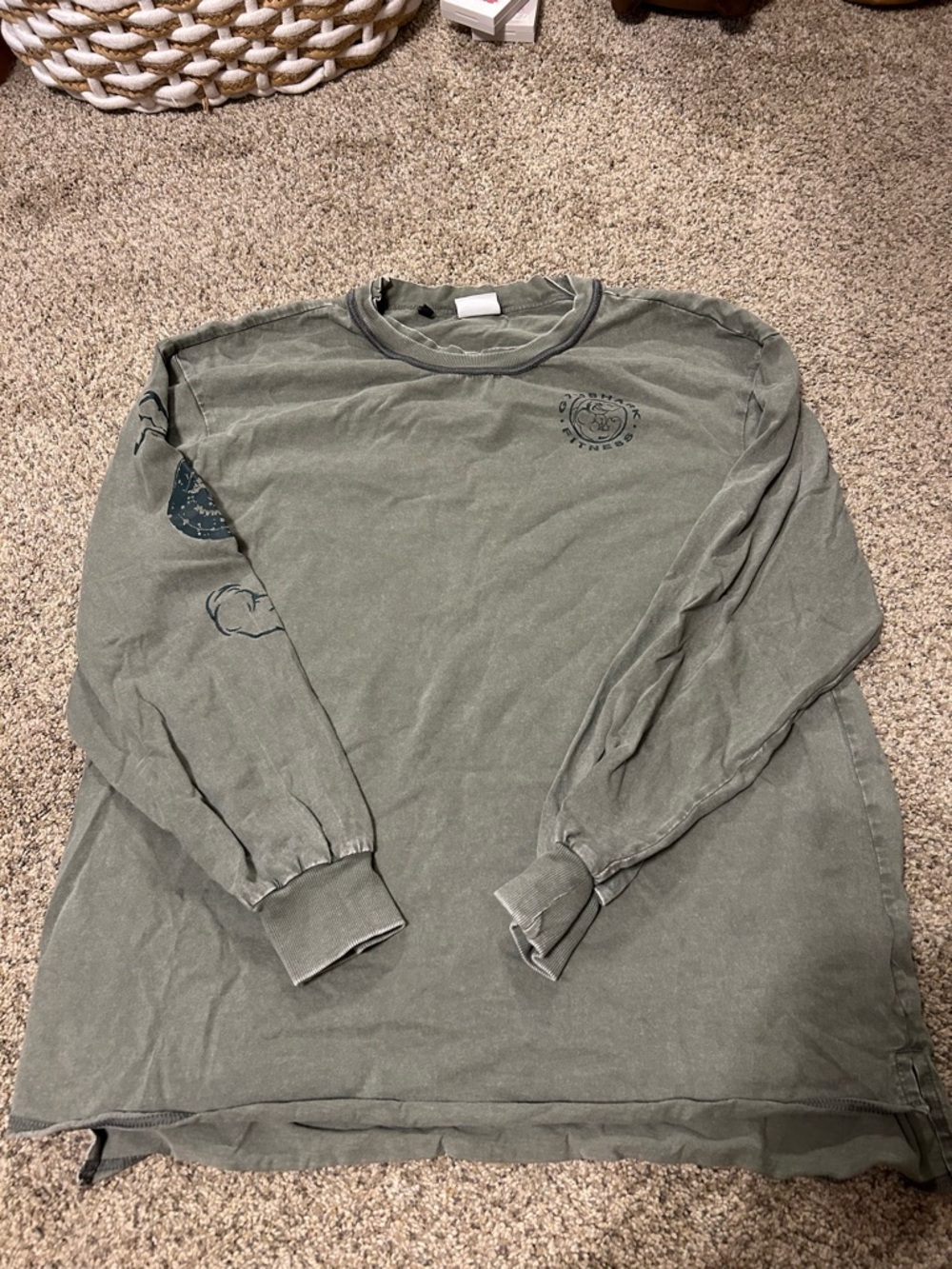 Gymshark long sleeve tee - army green